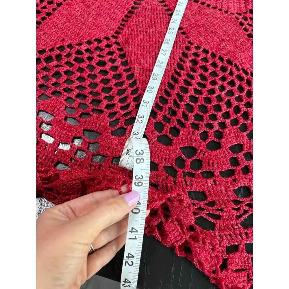 Large Crochet Doily Style Tablecloth- Round 40